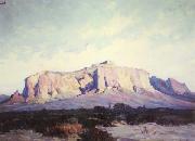 George Brandriff Superstition Mountain oil on canvas